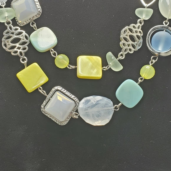 Christopher & Banks multi color 2 strand necklace - Picture 3 of 3